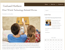 Tablet Screenshot of confusedmatthew.com